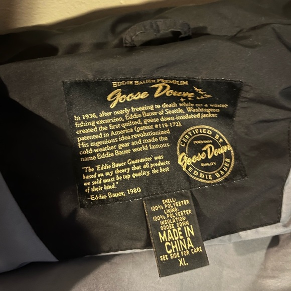 Eddie Bauer Vintage 90’s Goose Down Puffer Jacket - Picture 3 of 8